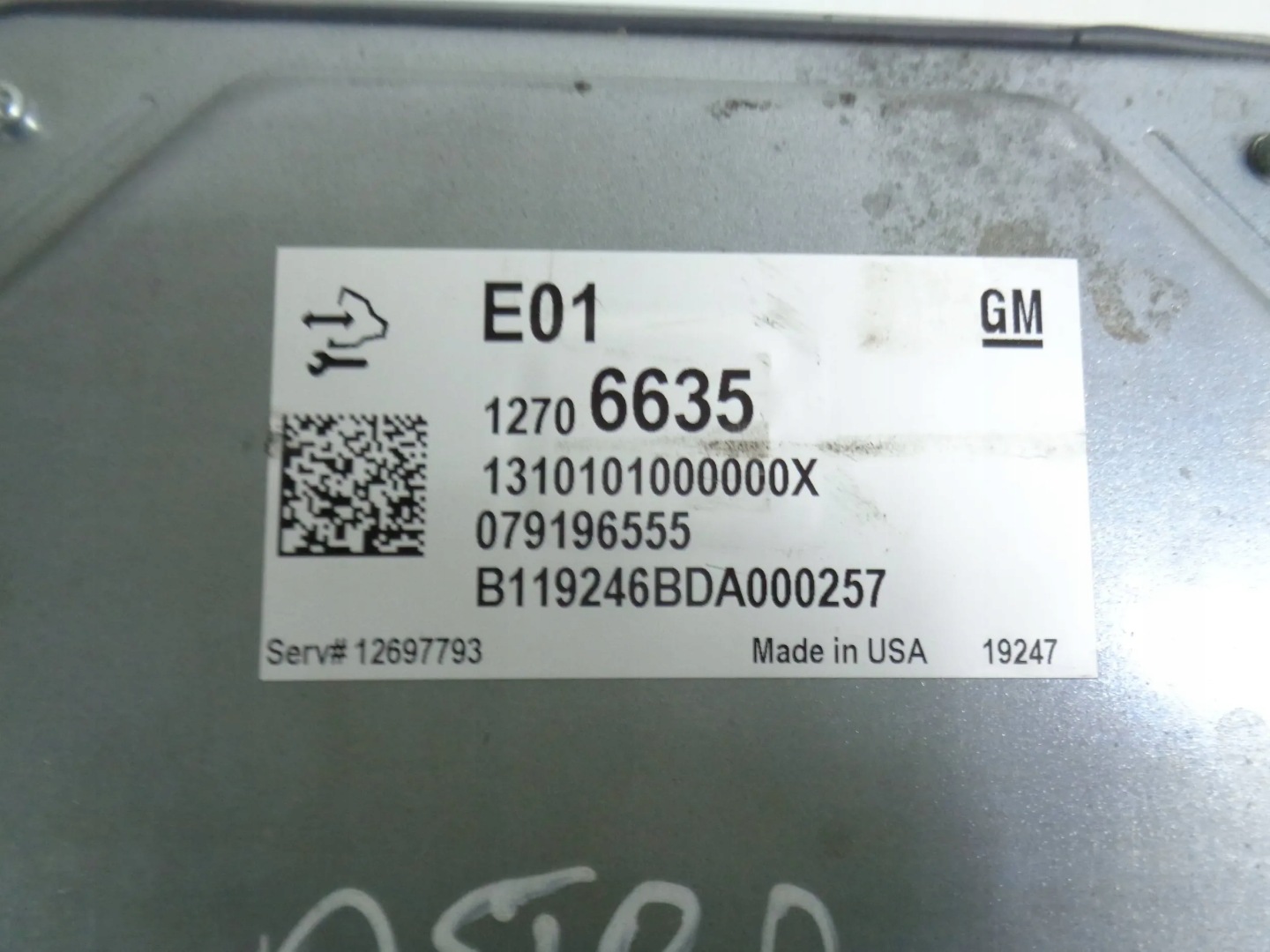 OPEL ASTRA K V 15-21 1.4 TURBO module control unit of the engine 12706635