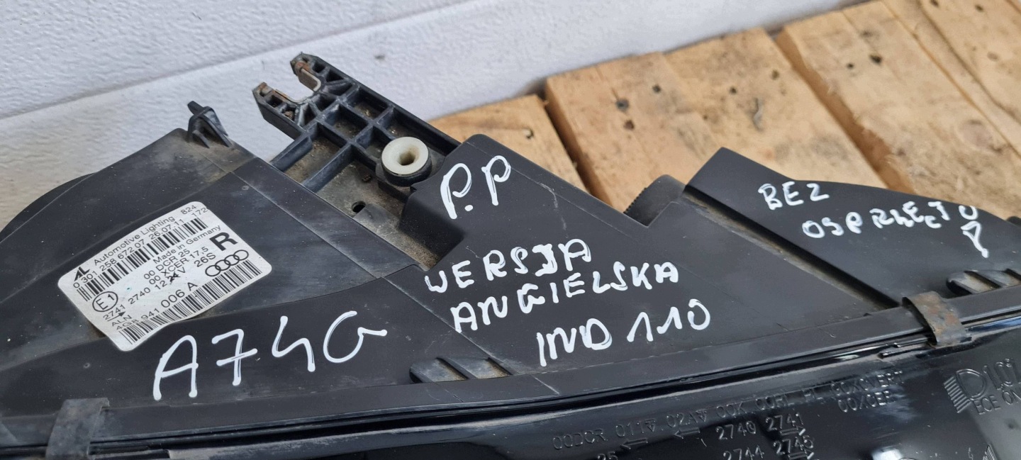 A7 4G light right right front KSENON ANGLIK UK 4G8941006A