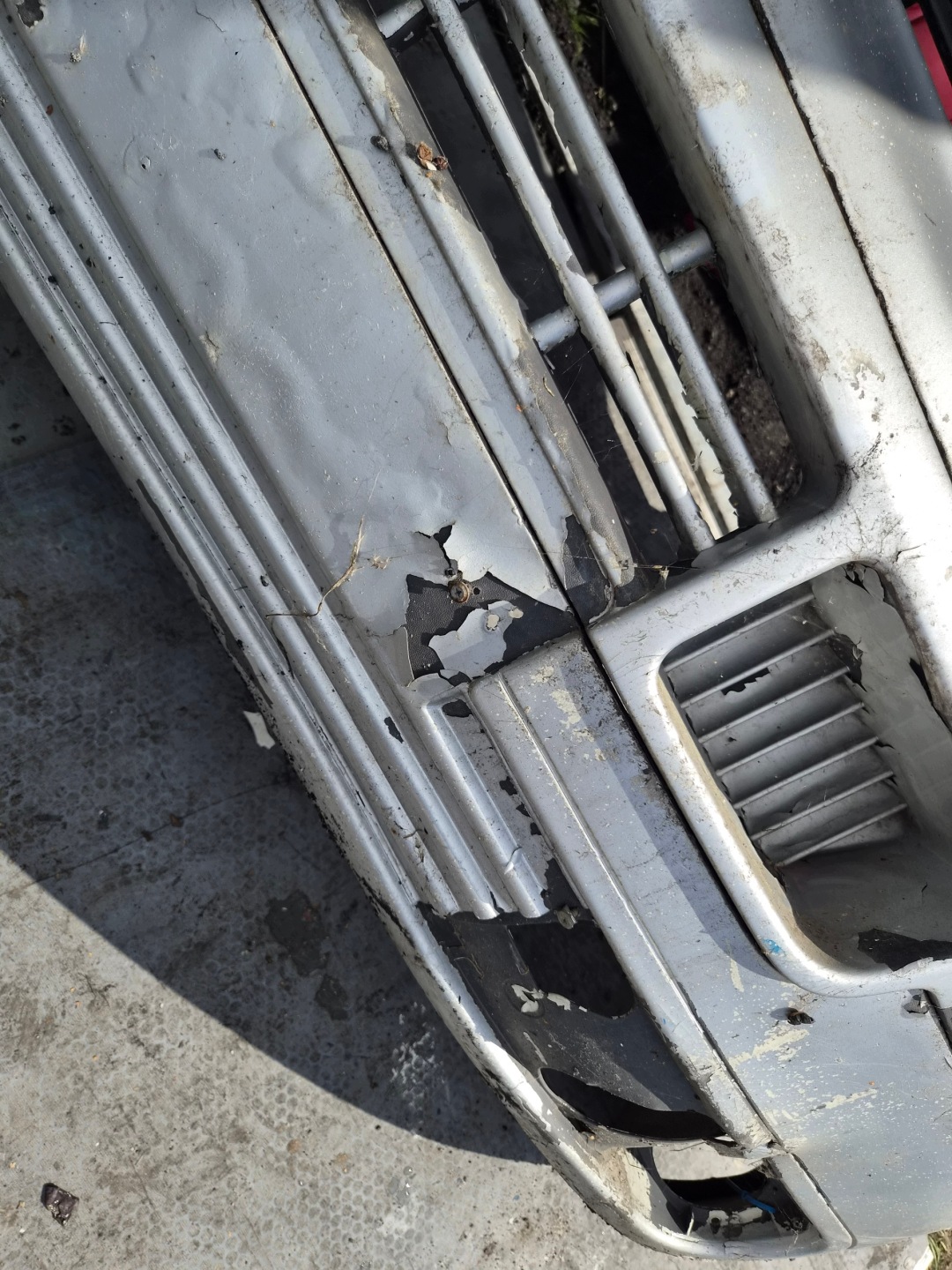 VW T5 Frontstoßstange vorne Transporter grau