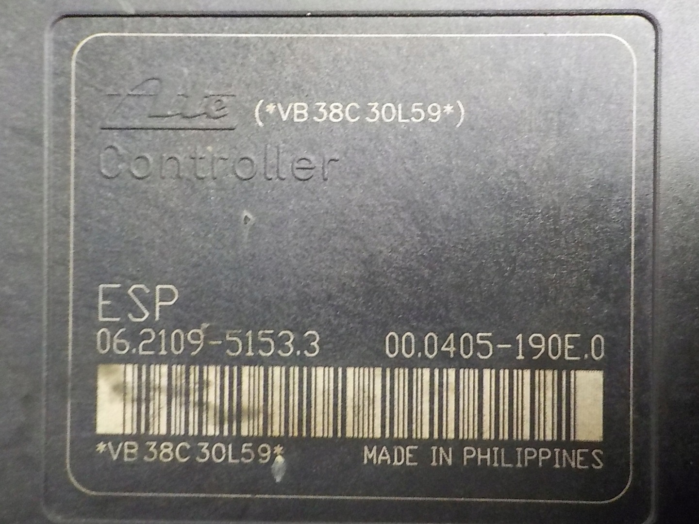 MAZDA 3 e Pompa ABS 6N61-2C405-GB 06.2109-5153.3