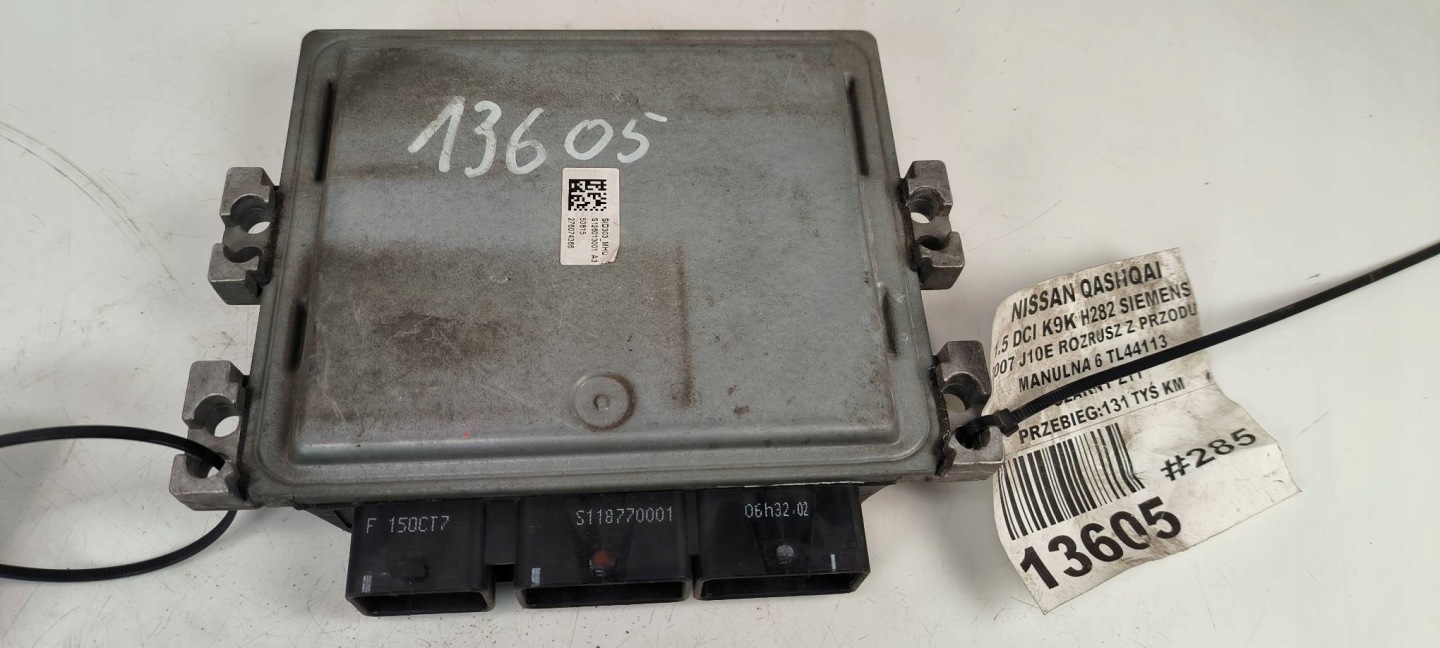 computer Motore ECU 23710JD54D 1.5 DCI NISSAN QASHQAI e J10