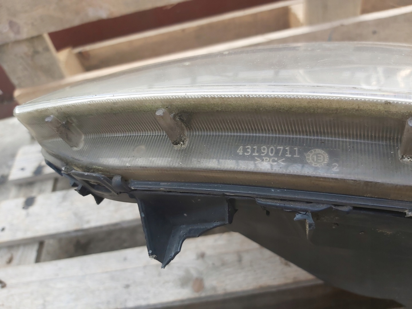 REFLEKTOR left DUCATO BOXER JUMPER LIFT 2010-2015 43190711