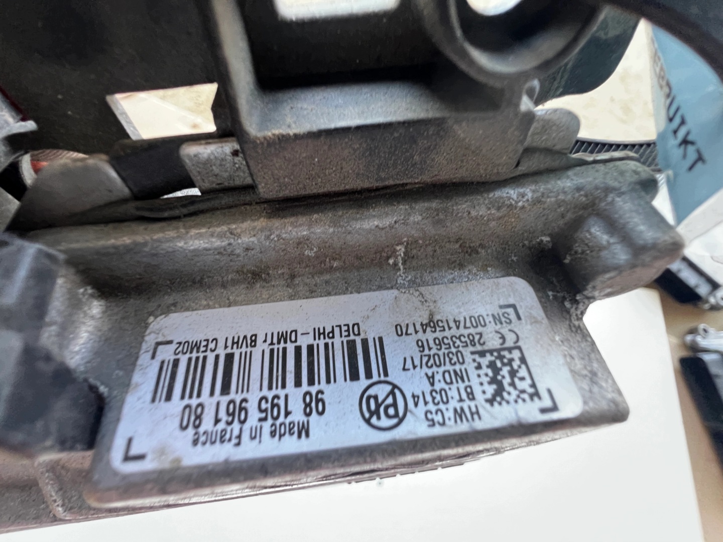 CITROEN C3 modulo START STOP HN01 1.2 9819596180 28535616 computer ECU