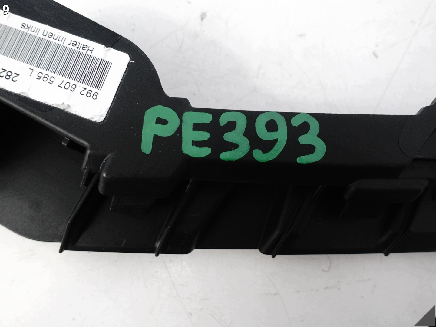 PORSCHE 911 992 19-25 support console moulding below LAMPE bumper front left
