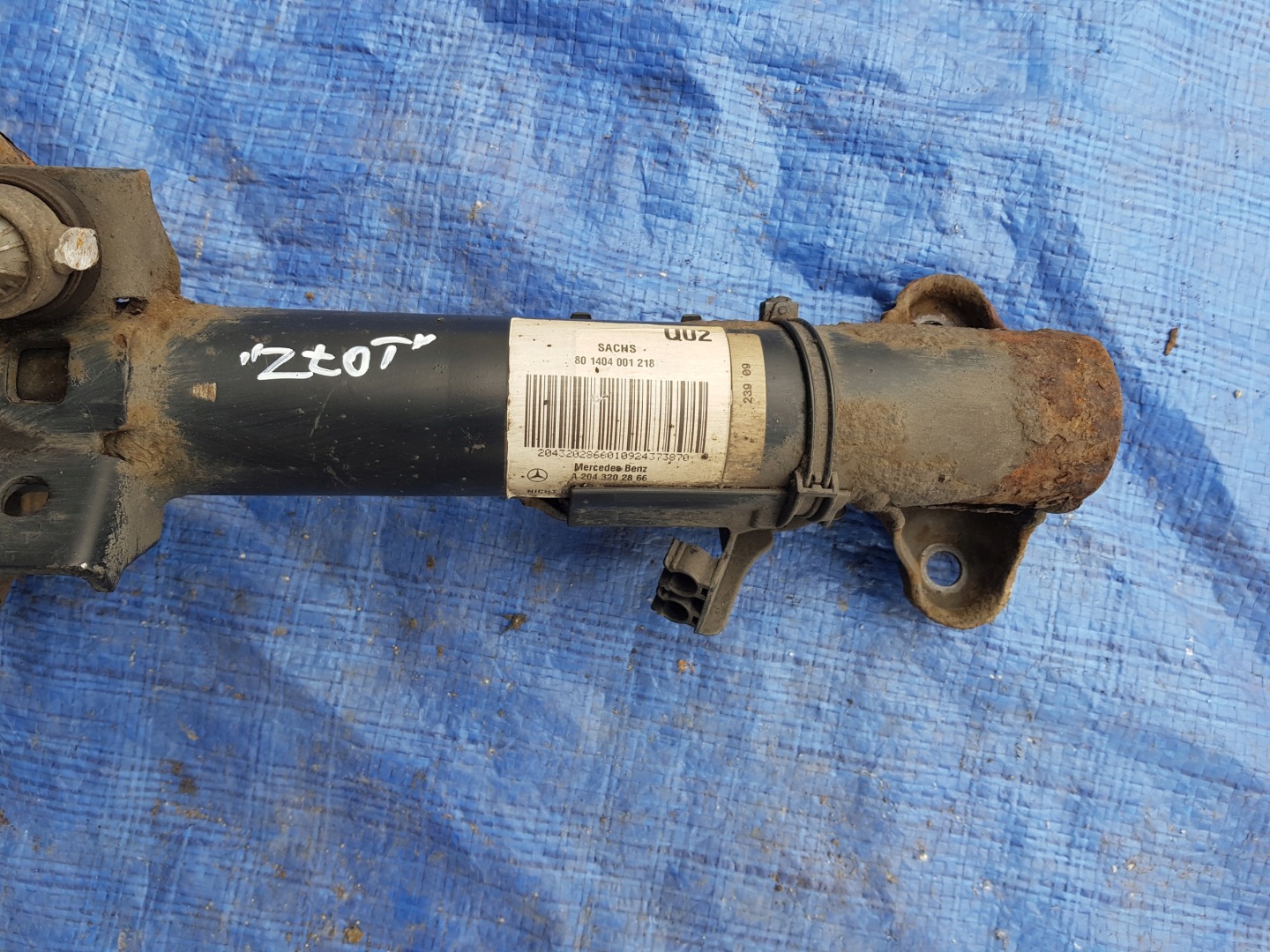 shock absorber front left right MERCEDES W207 W204