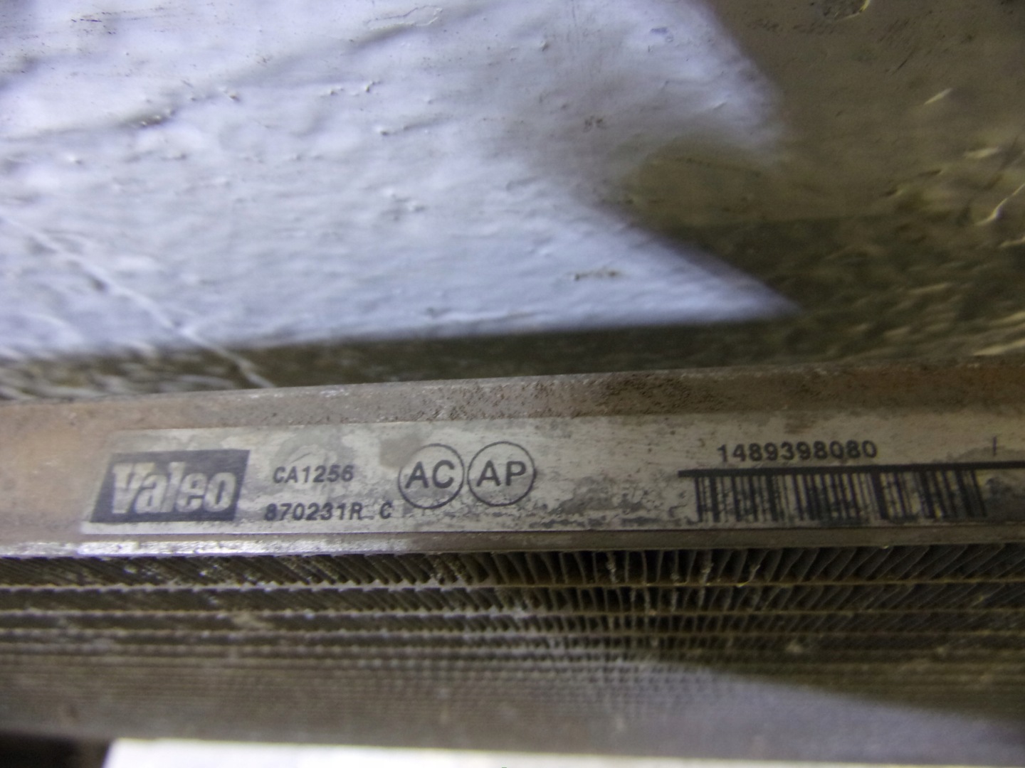 Radiateur climatisation PEUGEOT 807 870231R
