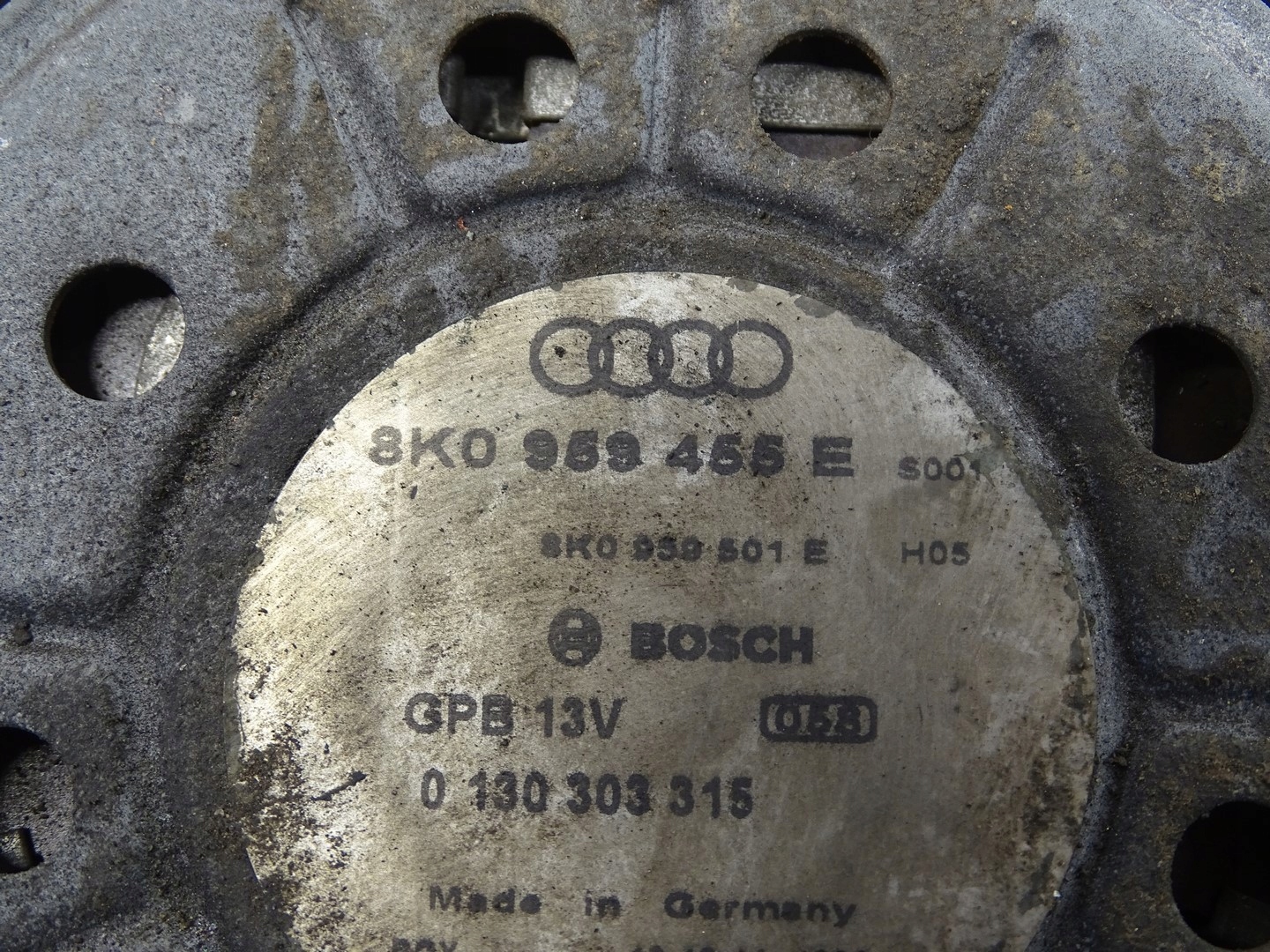 vrtule ventilátor chladiče modul AUDI A4 S4 B8 S5 8T 3.0 TFSI 8K0959455E