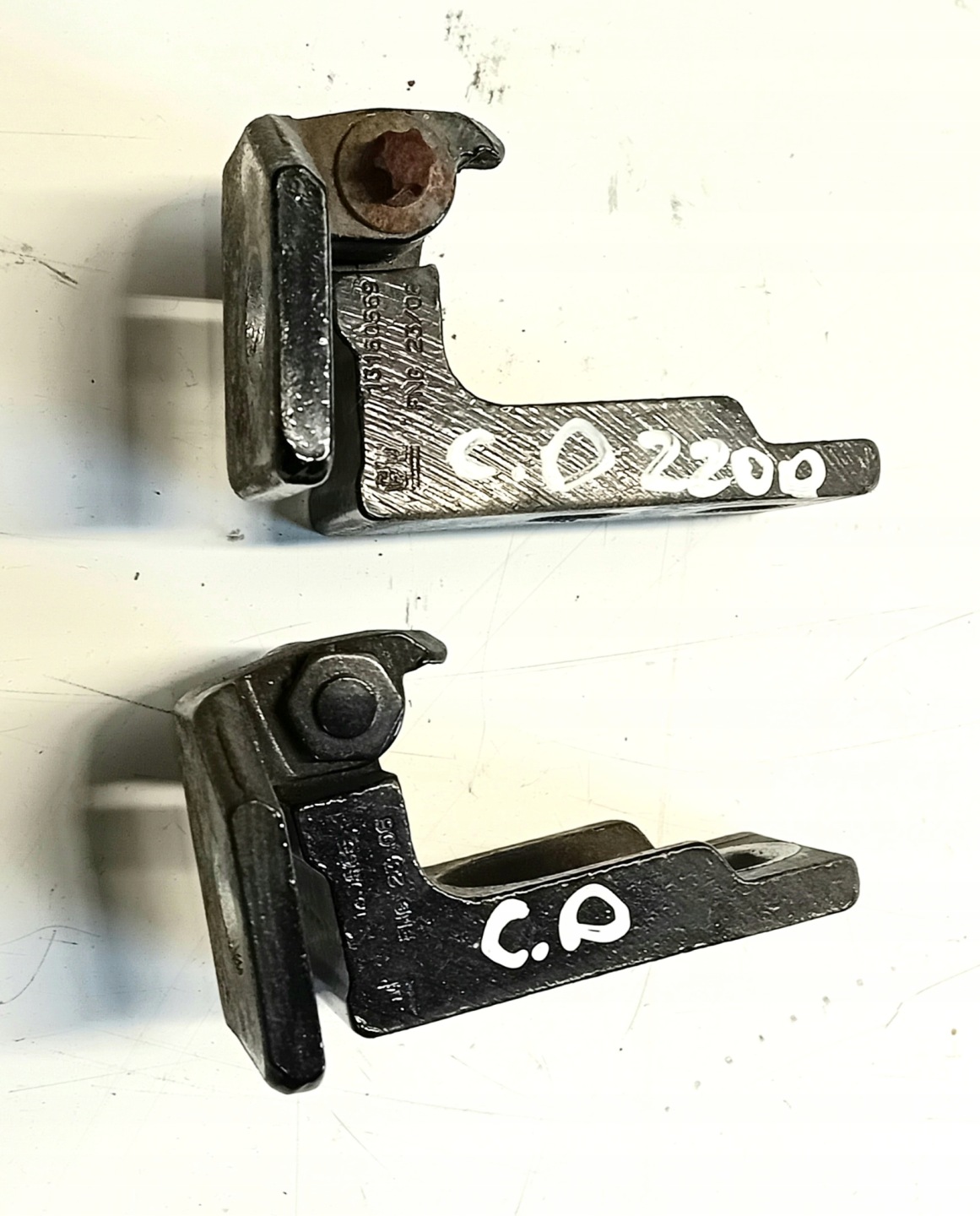 hinges door left front KOMPLET OPEL CORSA D Z20R