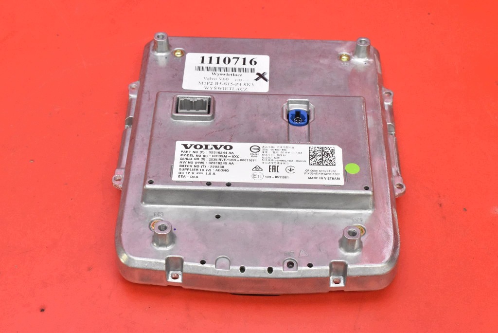 display RADIA navigation devices 32316244AA VOLVO V60 2 II LIFT 23