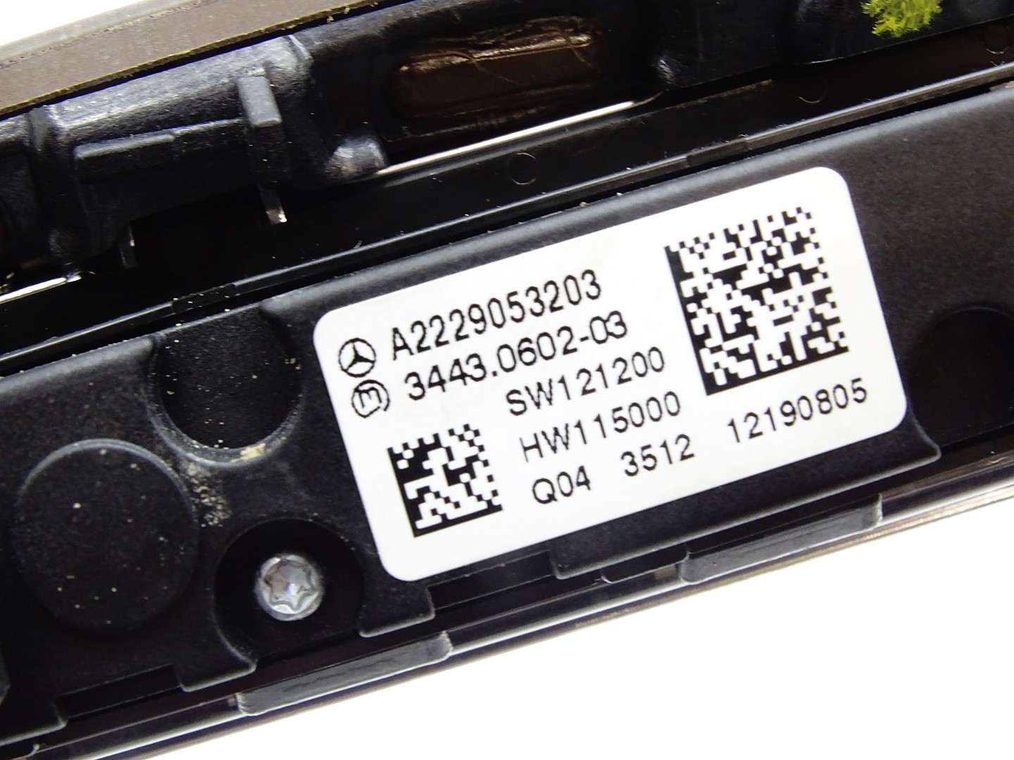 PANEL controls PDC LANE MERCEDES S W222 13- A2229053203