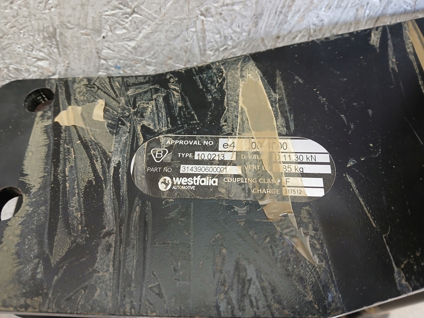 Gancio traino OPEL INSIGNIA A KOMBI 314390600001