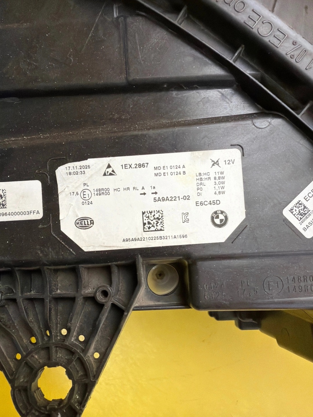 light left front BMW X1 U11 Full Led 5A9A221-02