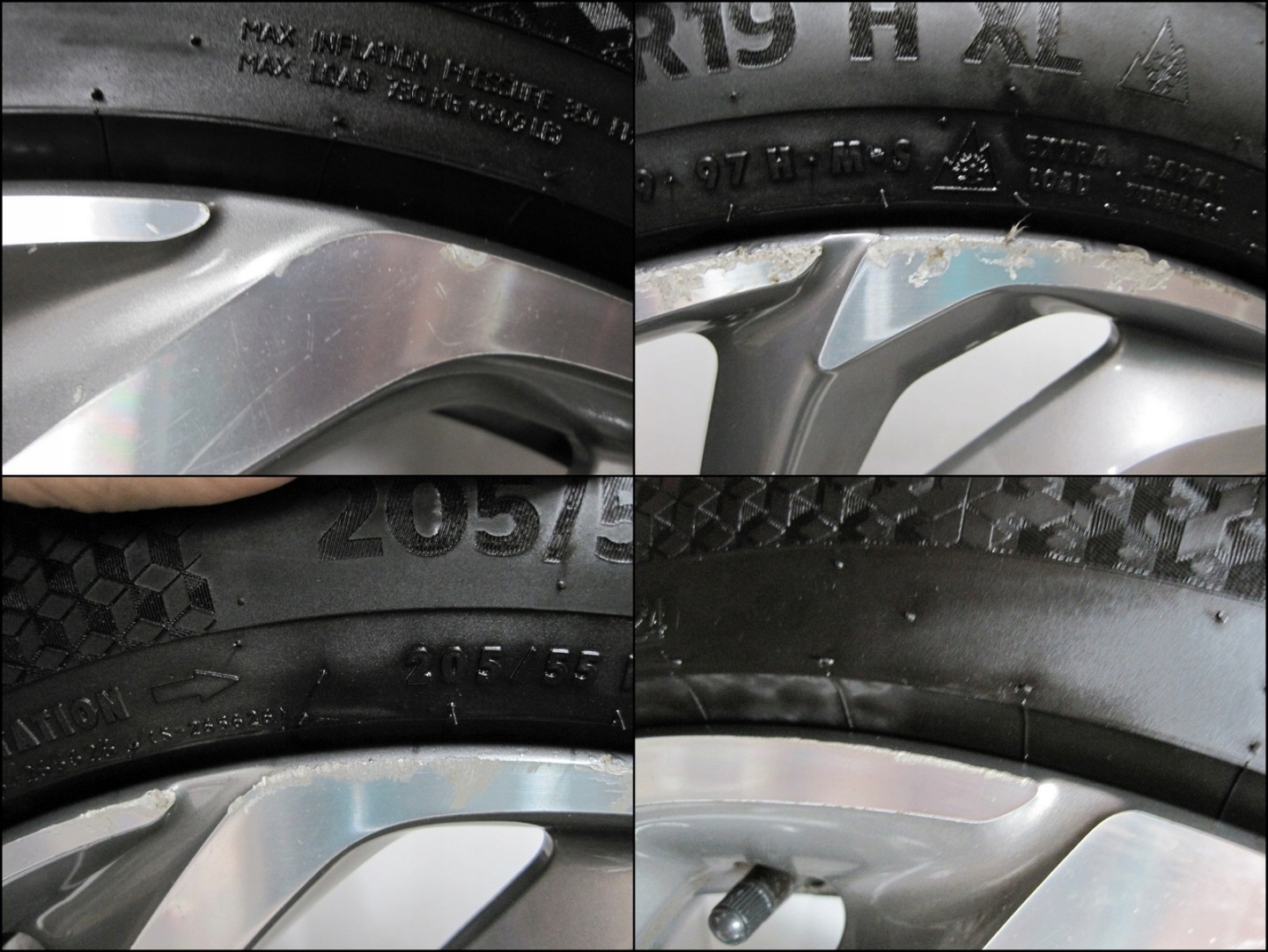 wheels discs tyres CITROEN DS7 R19 M+S 6MM