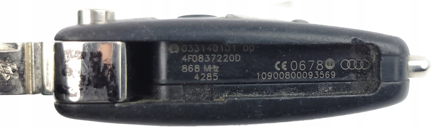 AUDI A6 C6 Q7 PILOT key ODBLOKOWANY WYLOGOWANY 4F0837220D