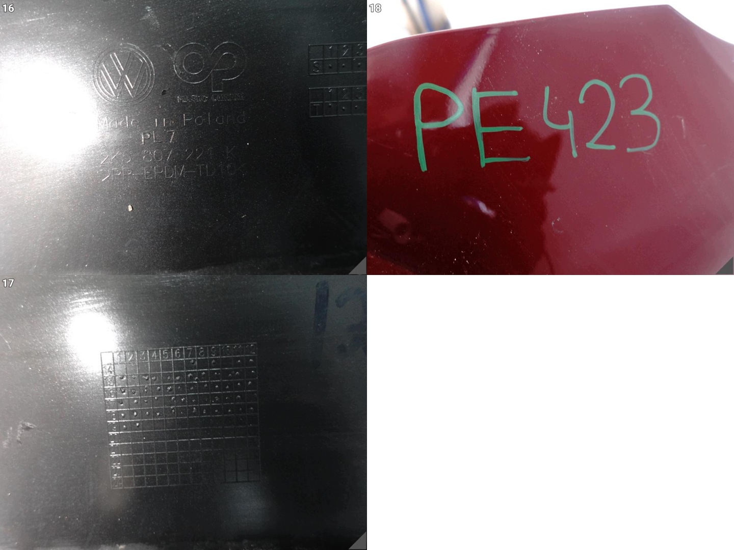 VOLKSWAGEN CADDY IV 2K5 LIFT 15-20 bumper front (without PDC/SPRYSKOW)