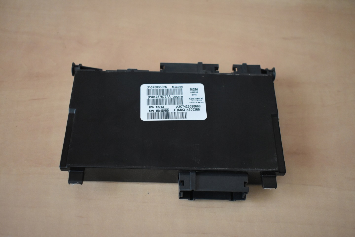 IDEALNY module seat left MASERATI 1 9