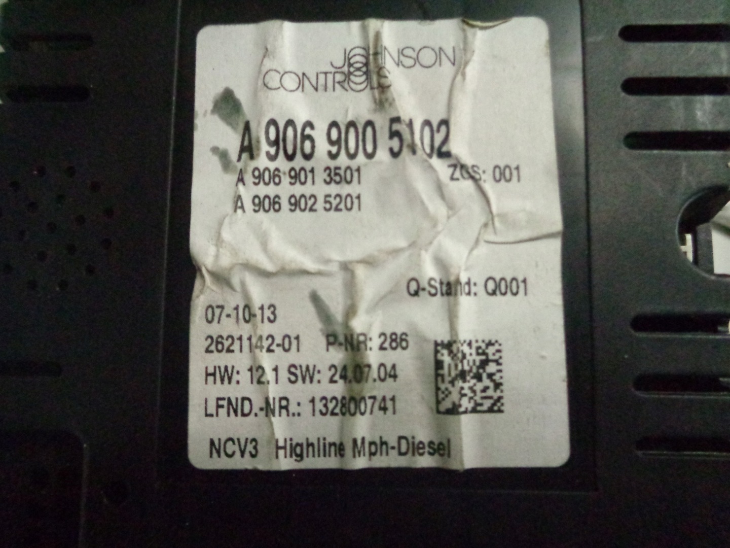 MERCEDES W906 2.2CDI computer running board A6519000700