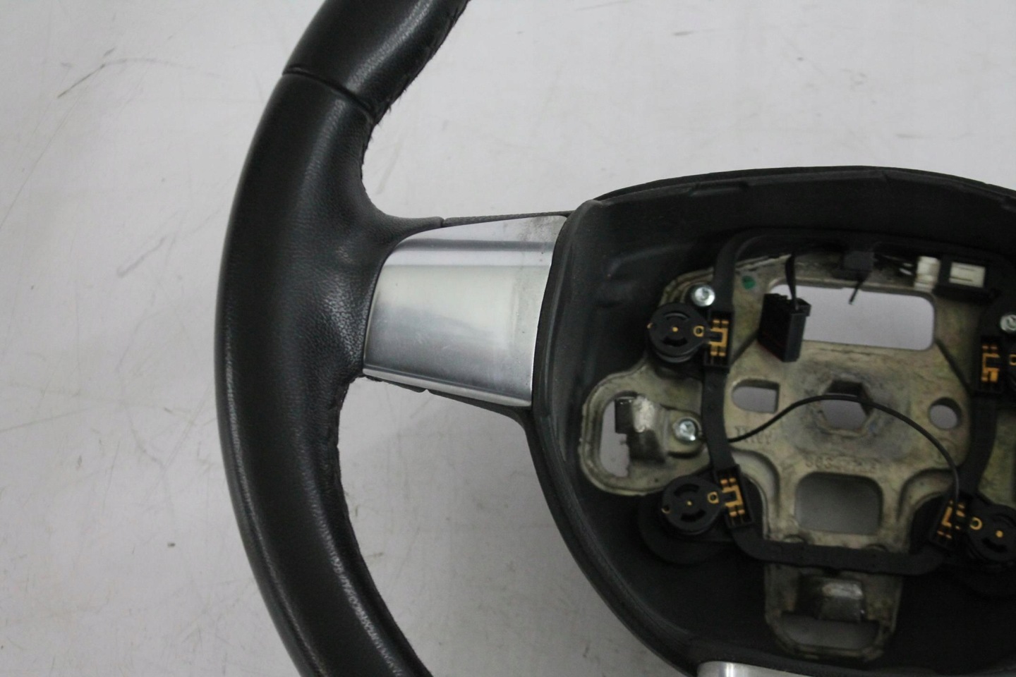 steering wheel, leather black FORD FOCUS MK2 LIFT LADNA