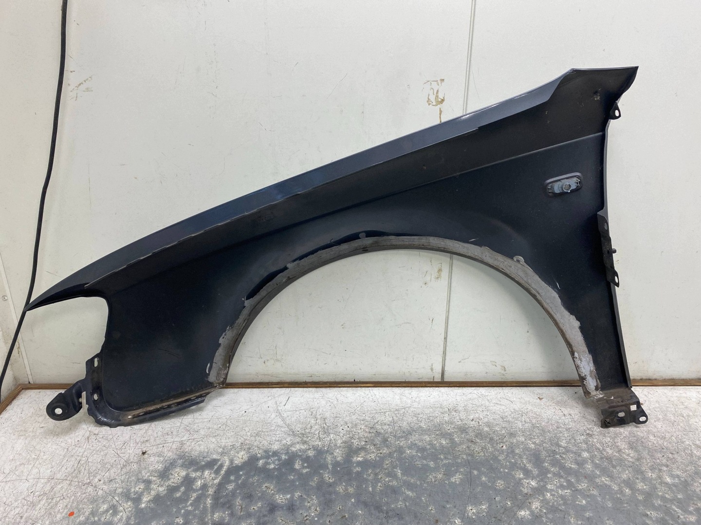 AUDI A4 B7 complete fender right front front LX7Z grey