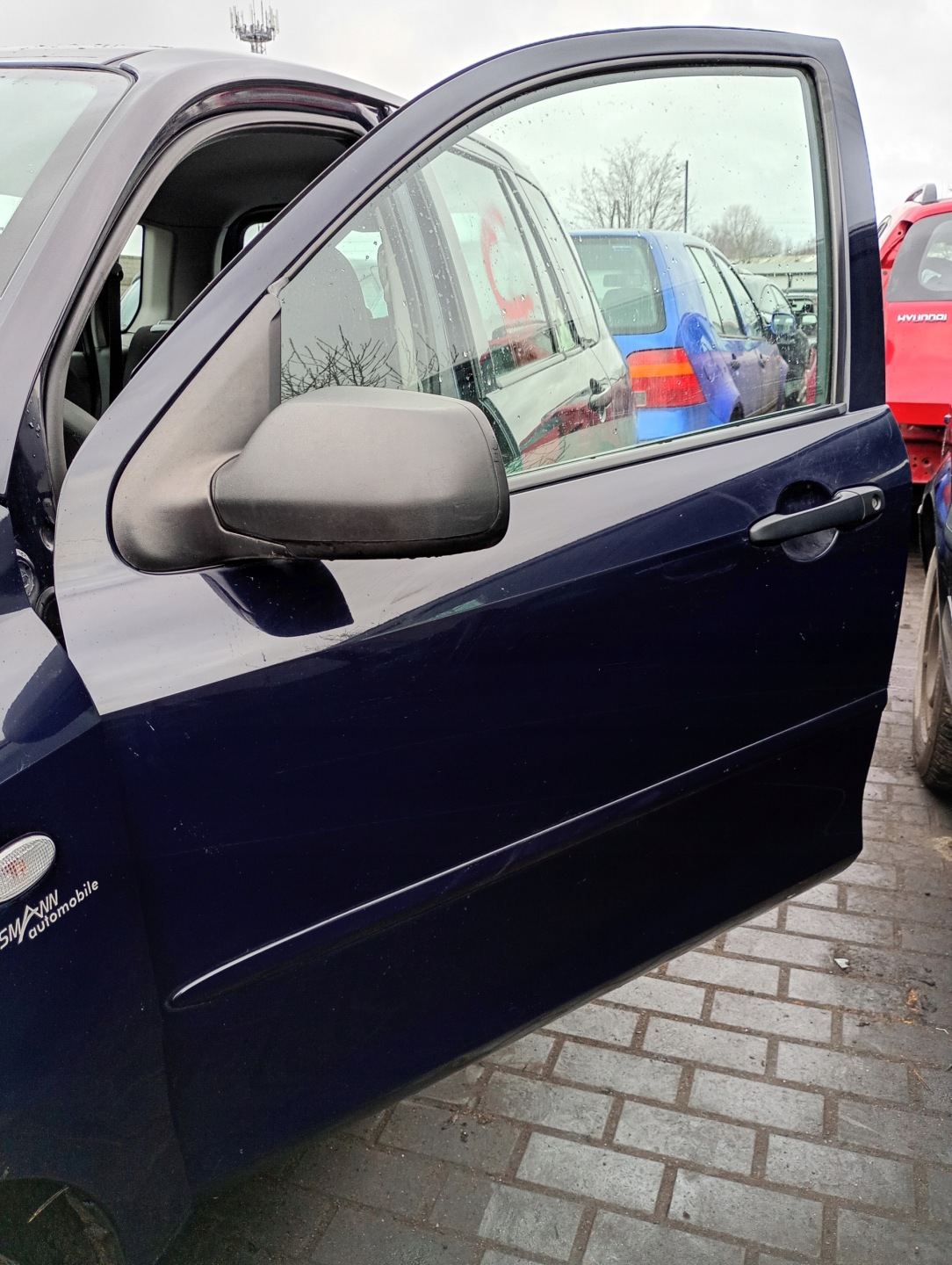 Mazda 2 II 03-07 door left front front kod lakieru A5D