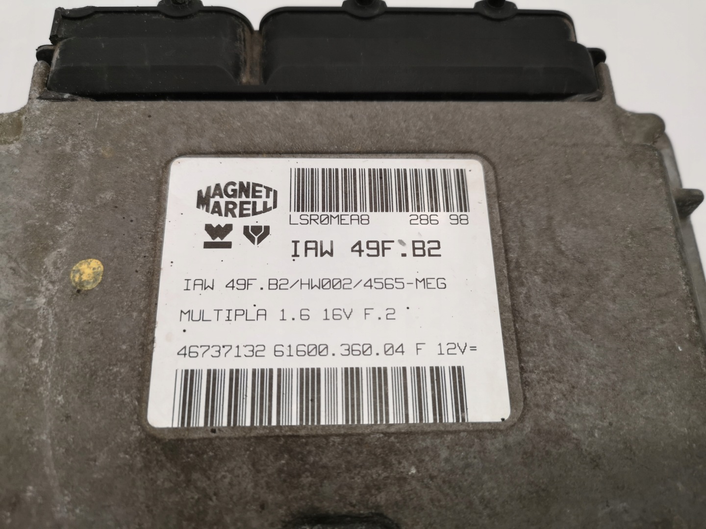control unit of the engine FIAT MULTIPLA IAW 49F.B2