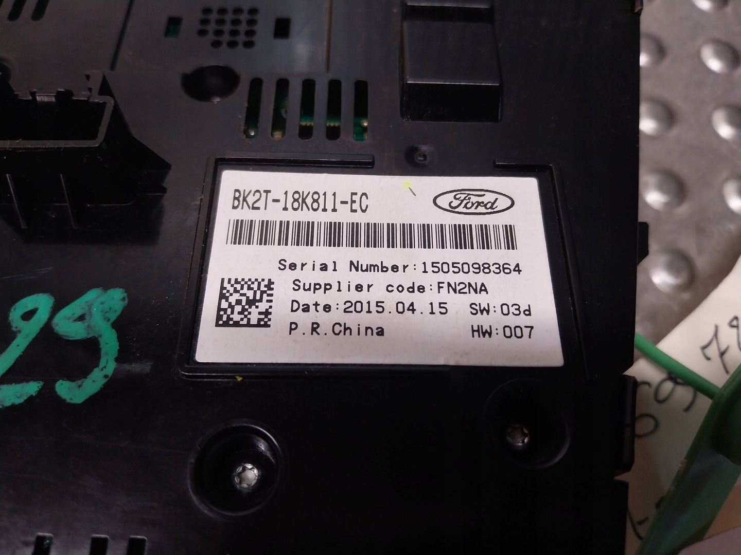 control panel RADIA BK2T-18K811-EC FORD TRANSIT CUSTOM CONNECT MK2 12