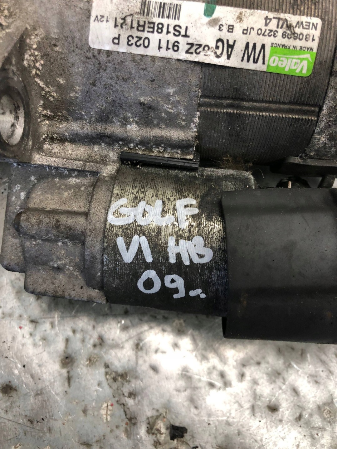 starter VW GOLF VI HB 02Z911023P