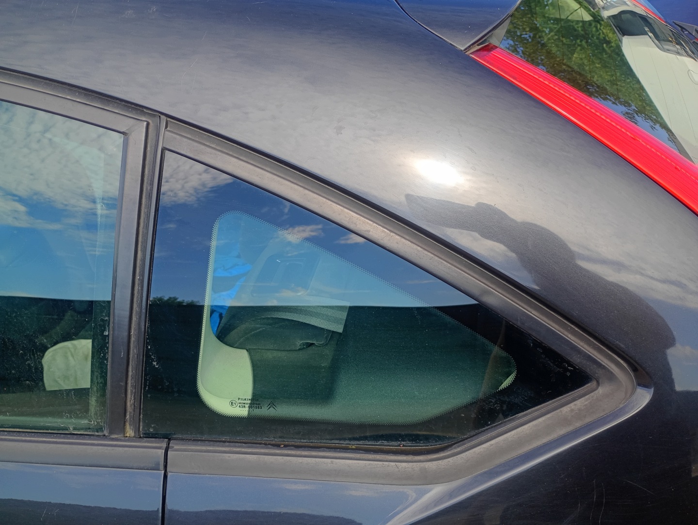 window side bodywork left rear part Citroen C4 1 and 04-10