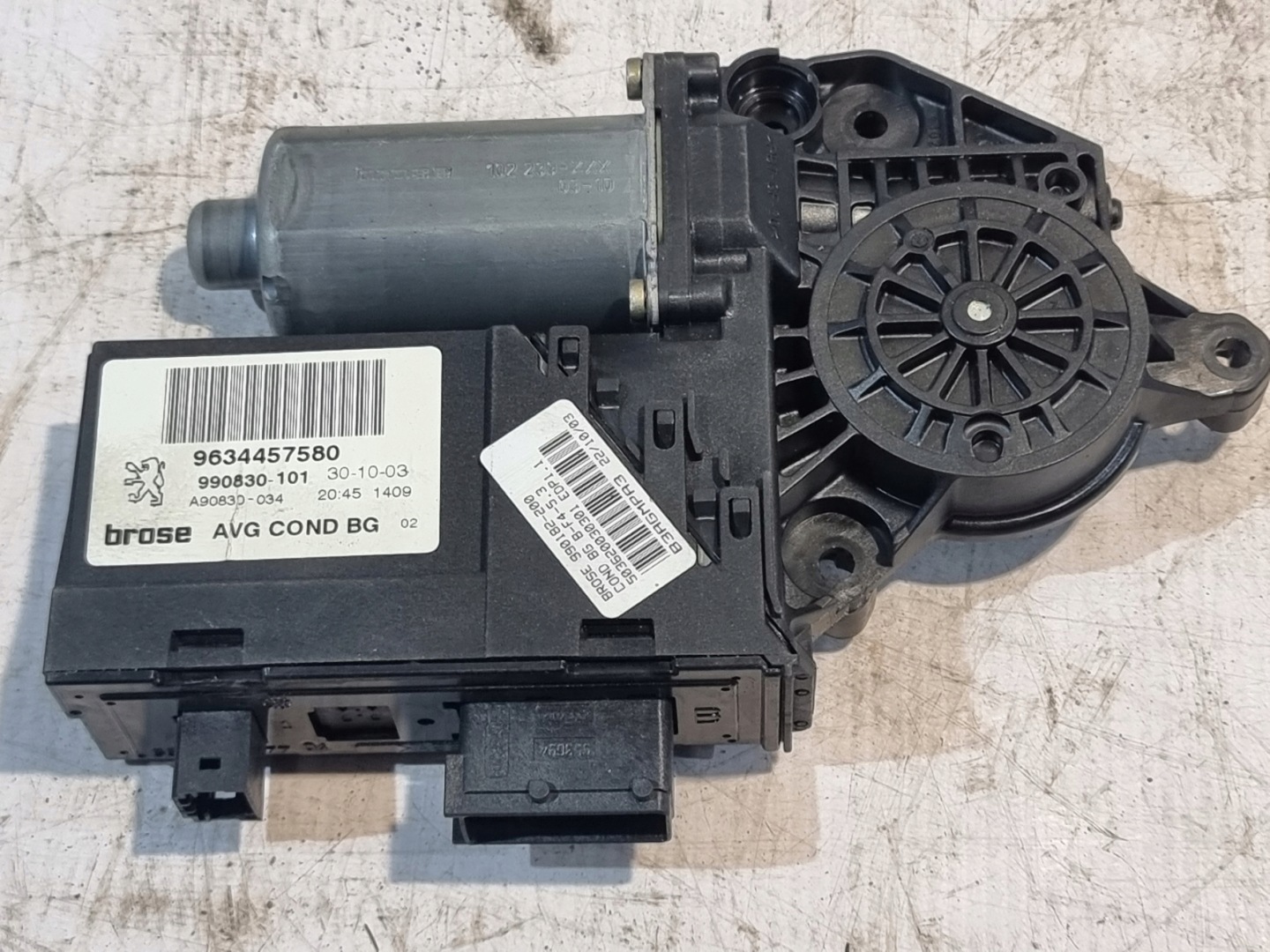 mini motor windows left front OE 9634457580 PEUGEOT 307 SW 03r