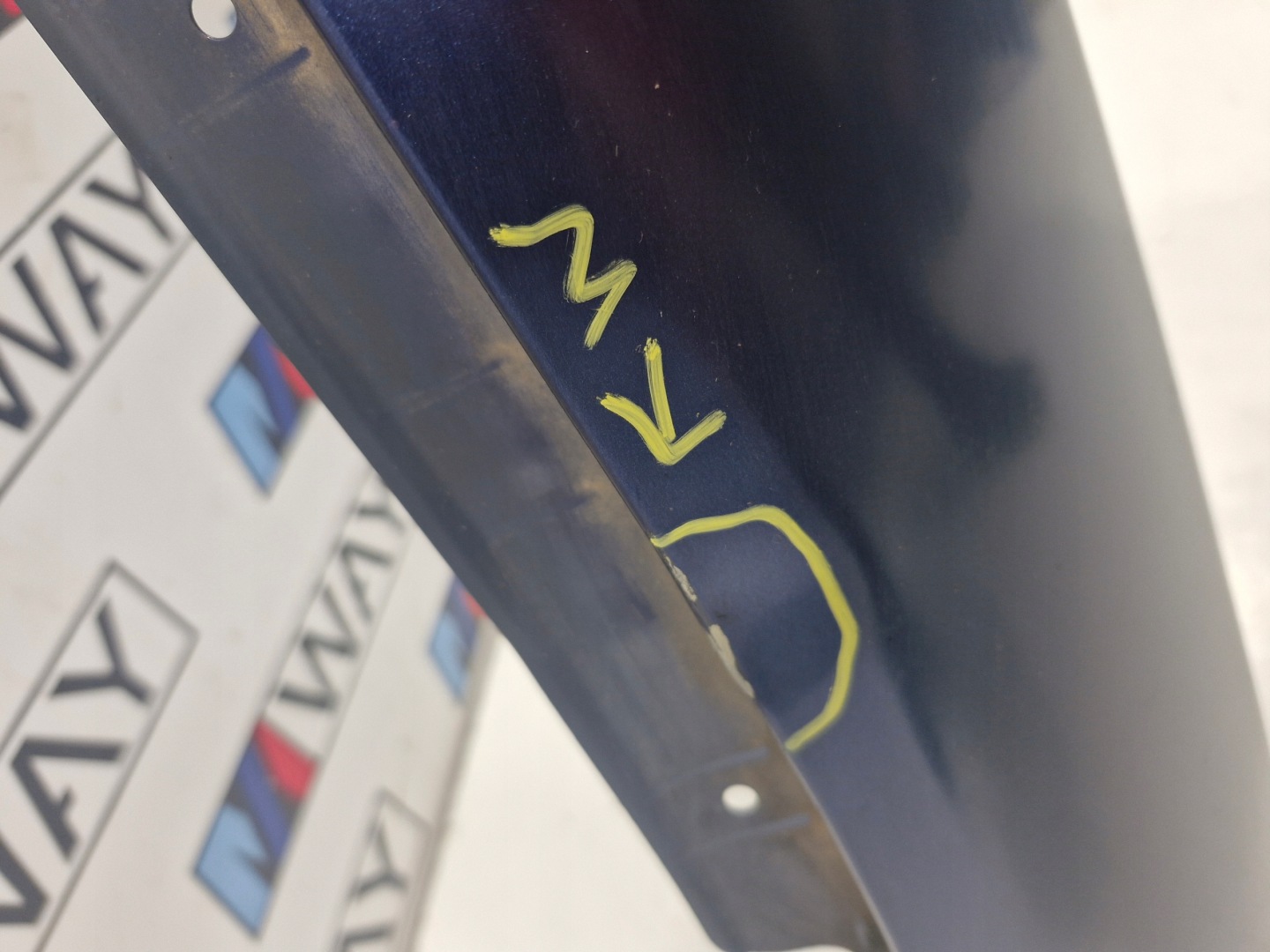 BMW F20 fender right front C10 MEDITERRAN BLUE