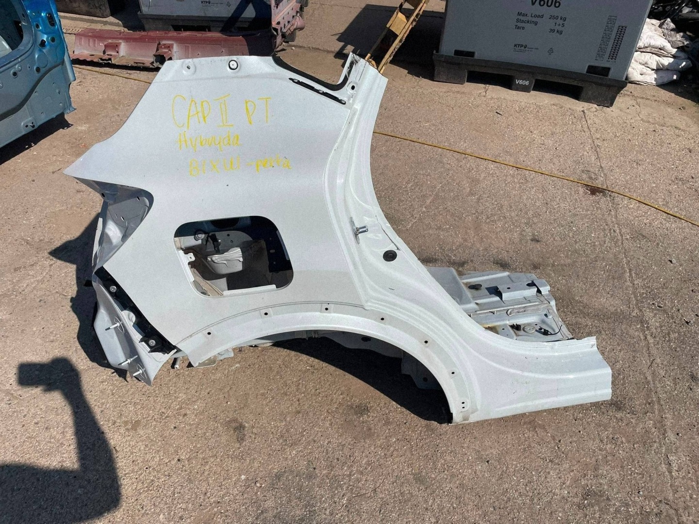 quarter rear fender bodywork side rear part right Renault Captur II