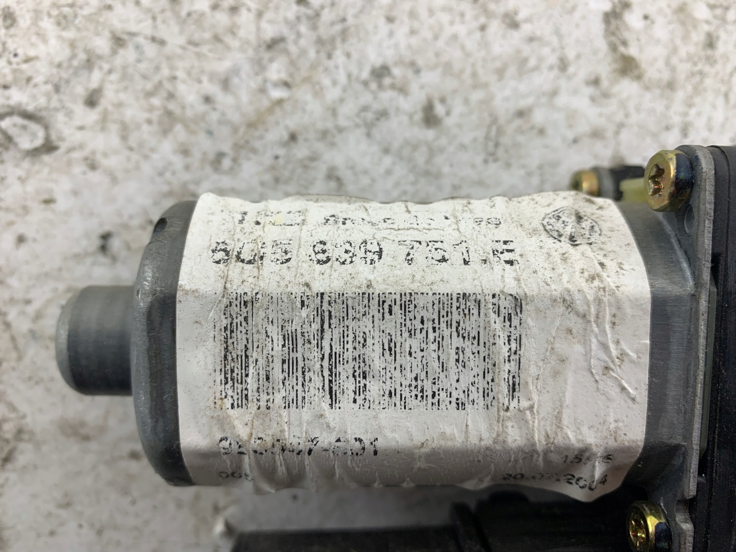 VW POLO 9N IV mini motor windows left rear part 6Q5839751E