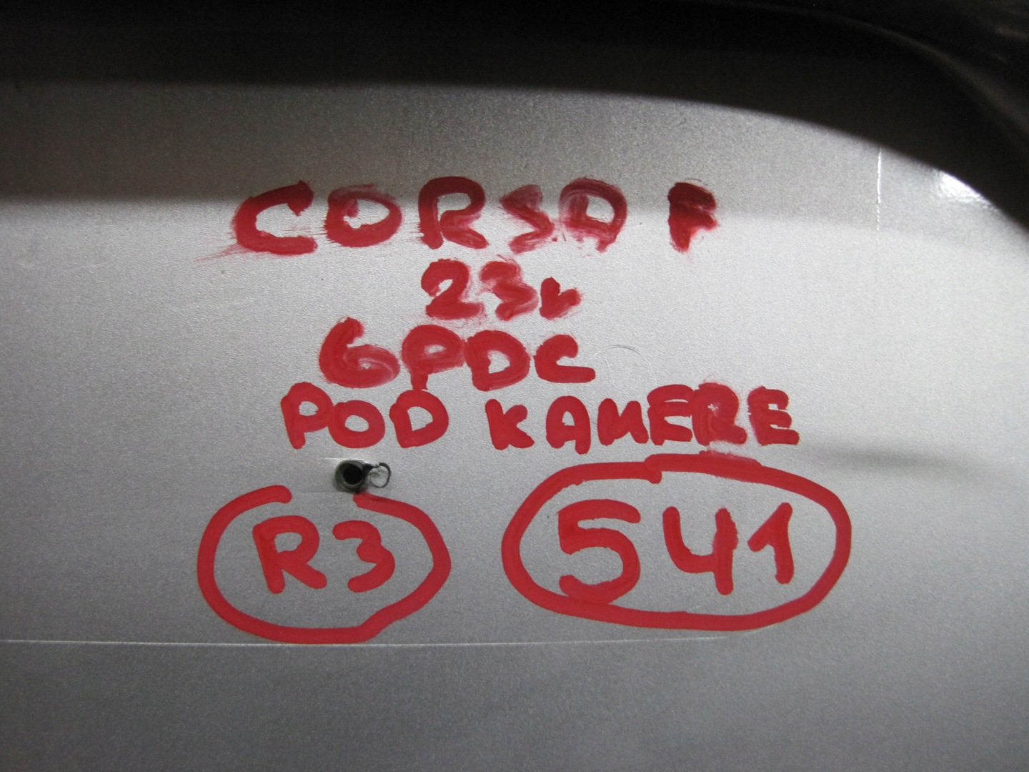 bumper Opel Corsa F 6 PDC rear part rear