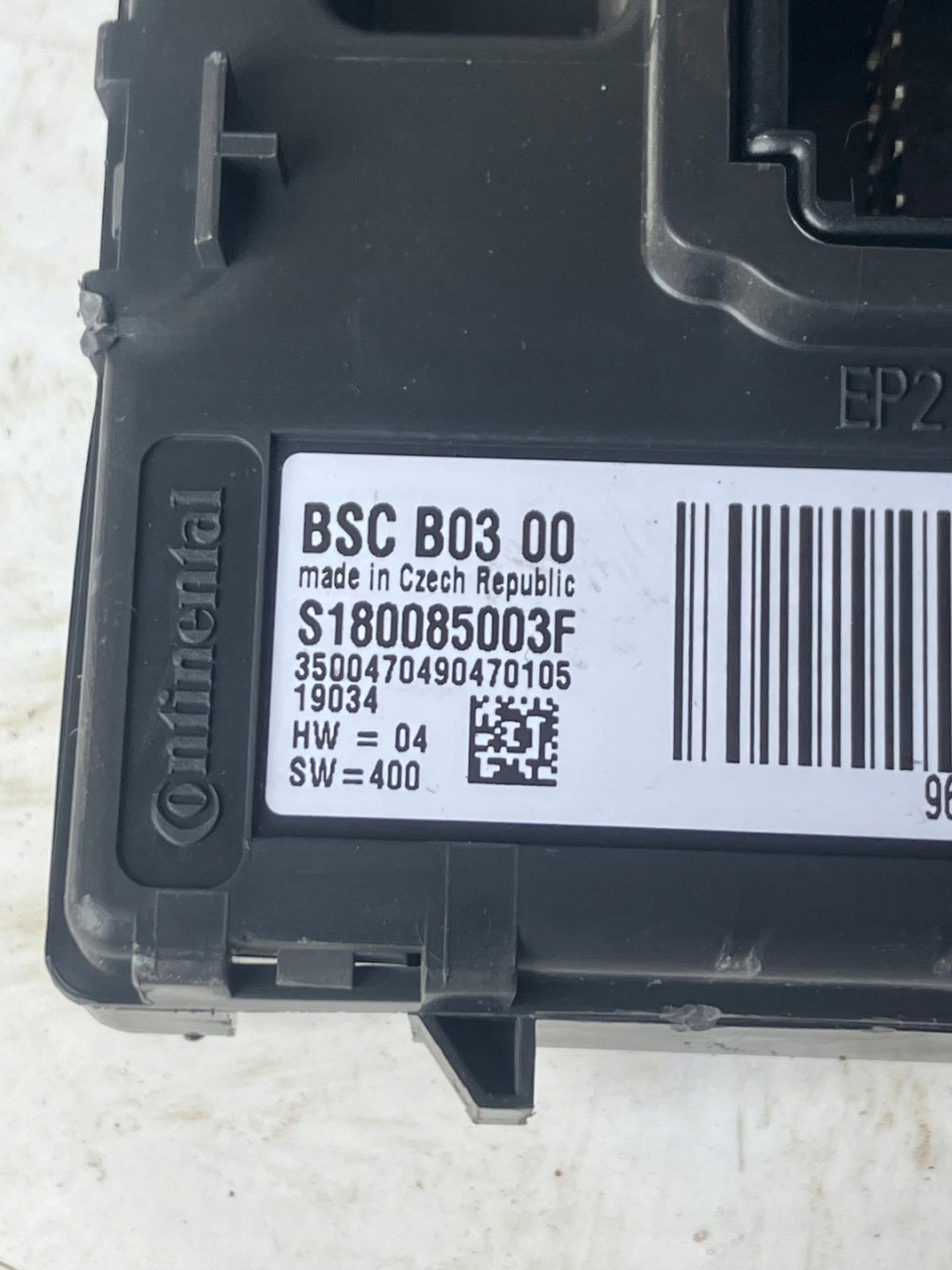 module BSC CITROEN C5 III X7 S180085003F