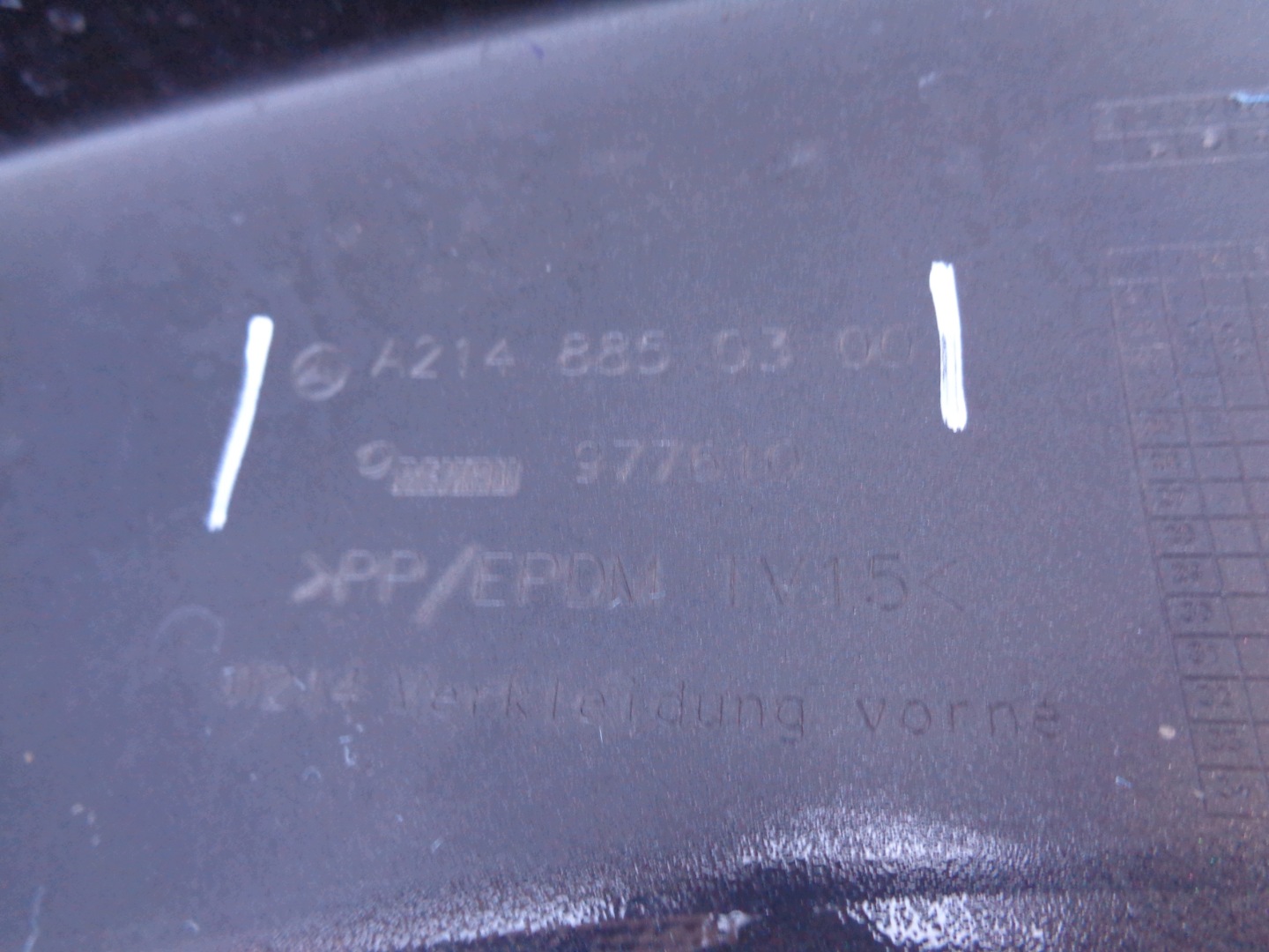 front bumper MERCEDES E-KLASA W214 23- NR 52546