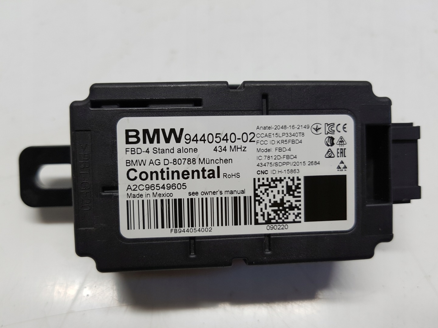 BMW G20 330e module control unit ODBIORNIK 9440540