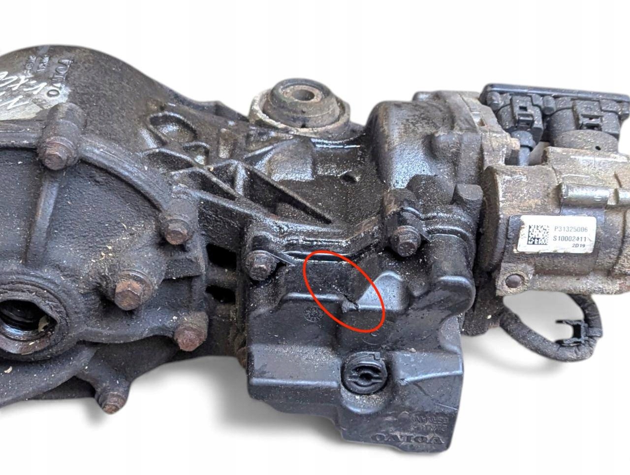 rear differential diff Volvo XC60 2012 P1216541