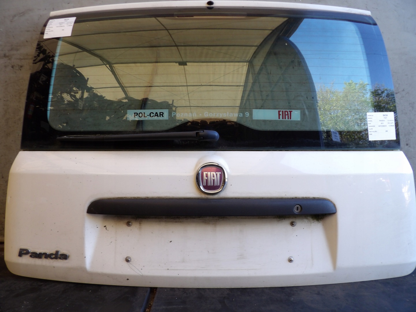 Fiat Panda II boot doors HB 5D lift lak. 268
