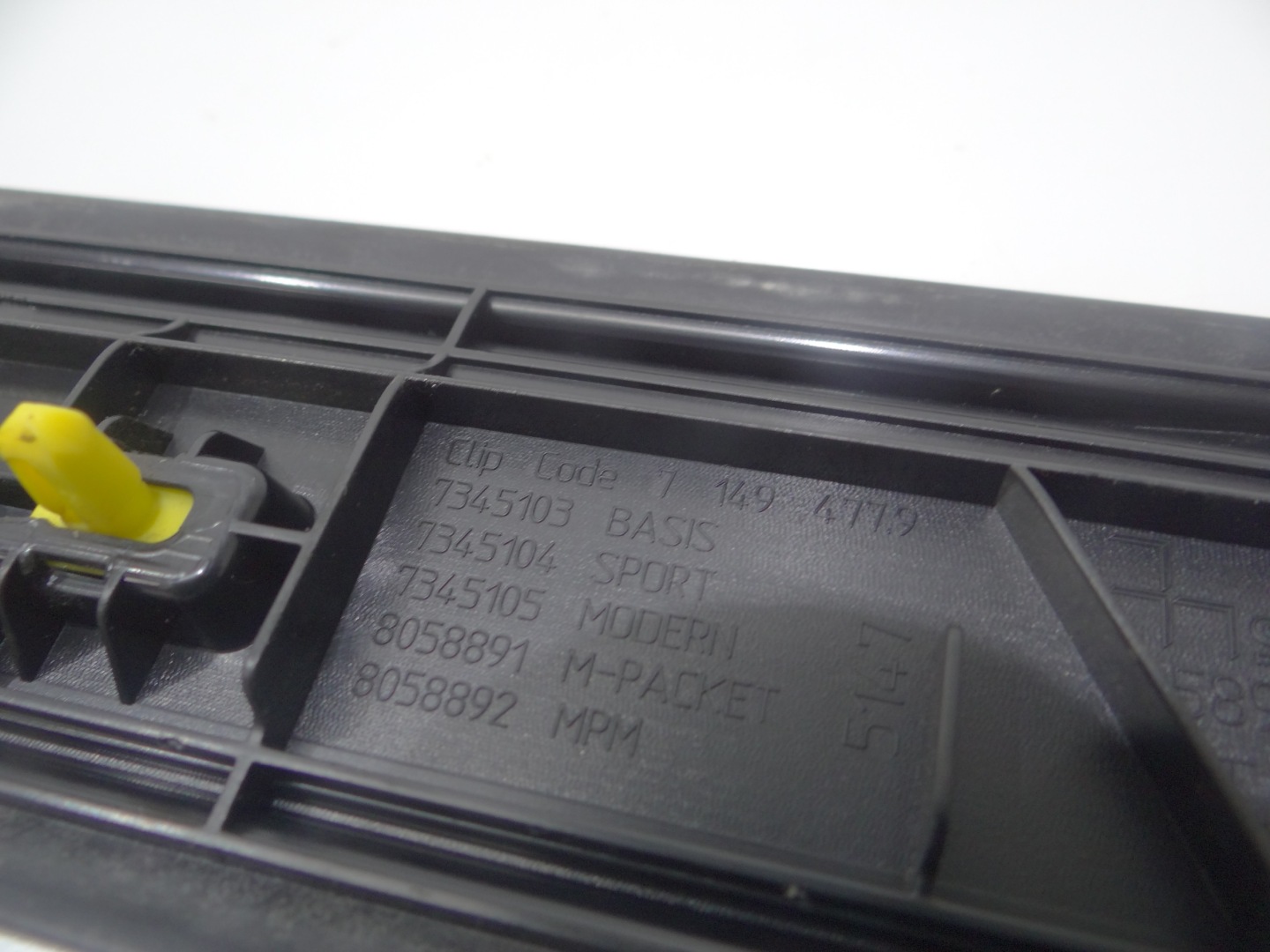 moulding cap threshold right BMW F22 M PAKIET 7149477