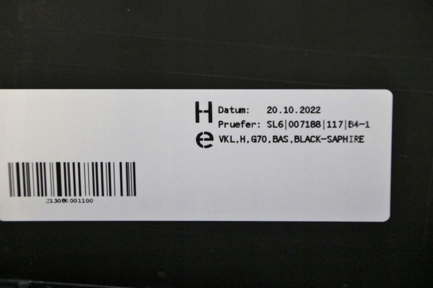 BMW 7 G70 bumper rear part rear 6xPDC colour 475