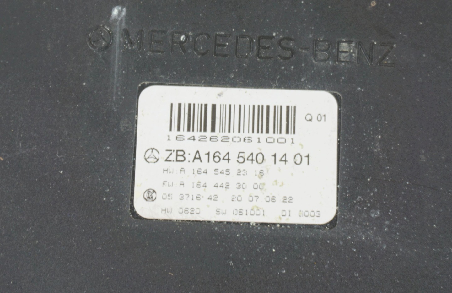 compartment control unit comfort control unit SAM front MERCEDES ML II W164 A1645401401