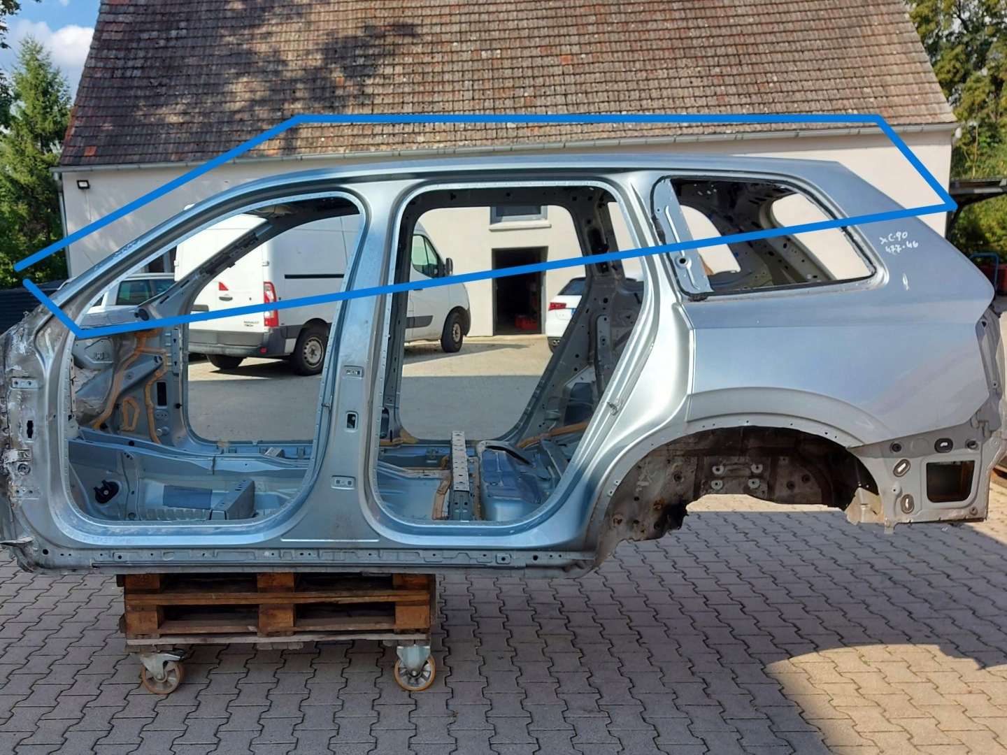 Volvo XC90 II D5 dach Blende Abdeckung 477-46