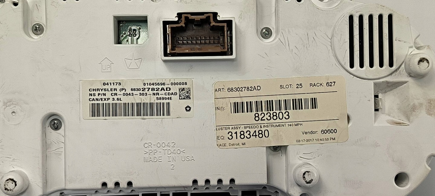 mutatók ZEGAR 68302782AD DODGE DURANGO III