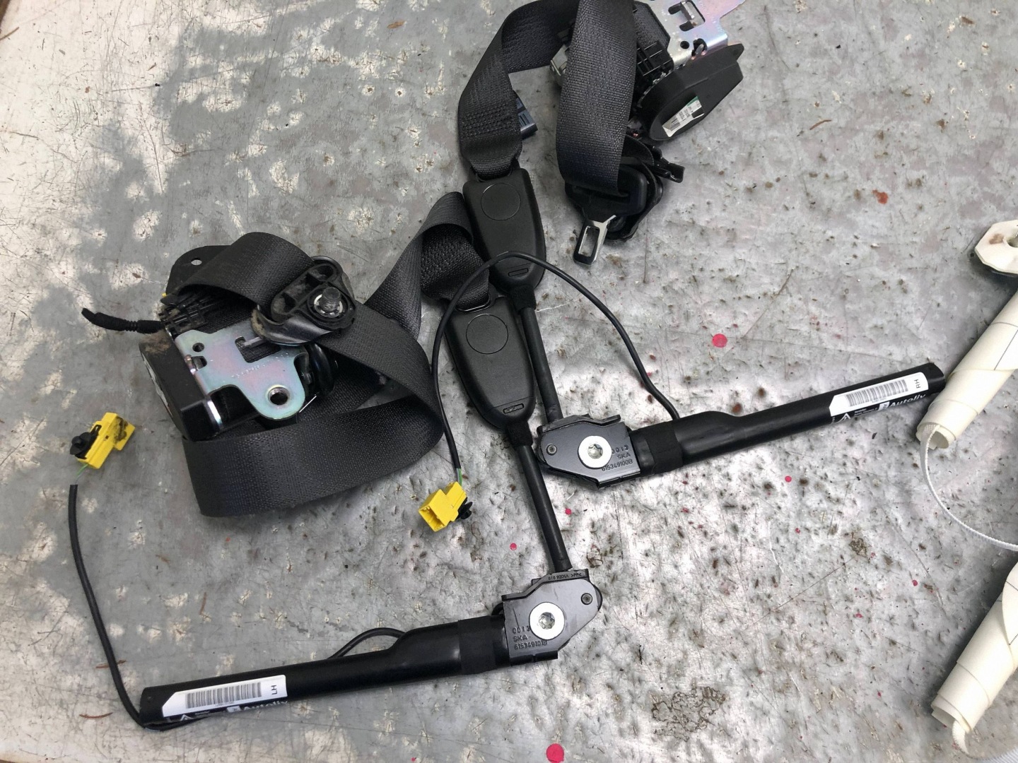 originál complete console dashboard airbag airbag tension belts OPEL ASTRA J