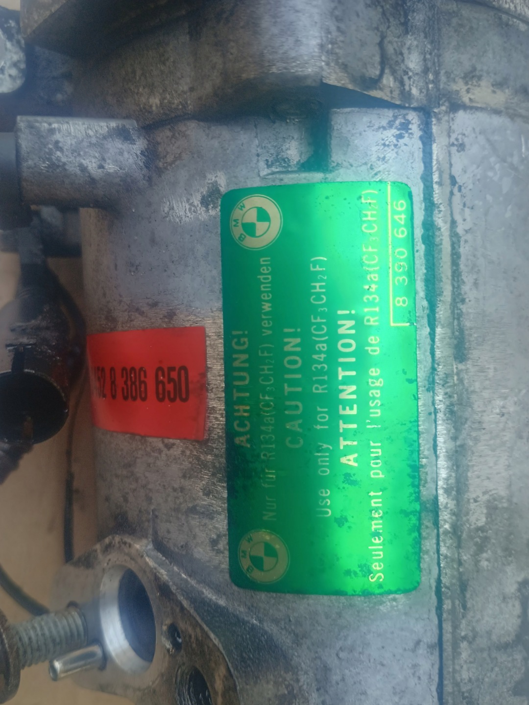 compressor; of the air conditioning 9904274764 BMW