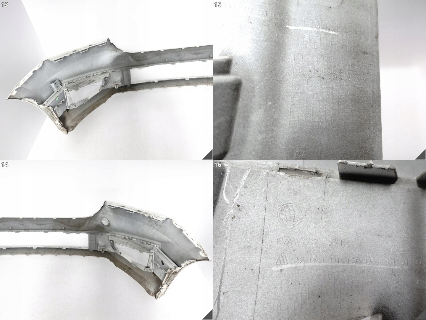 SKODA FABIA IV (4 GENERACJA) 21- bumper BUMPER front (without DZIUR) + air conditioning grid