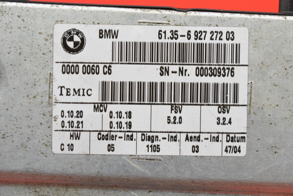 bedienteil modul sitz links vorne fahrer 6927272 BMW E65 E66 01-05