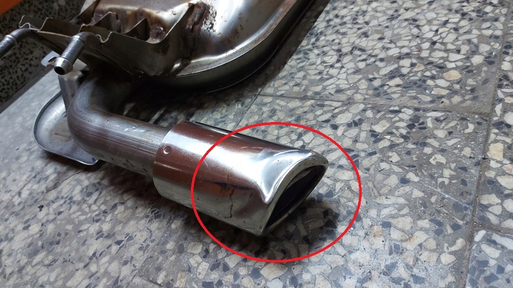 muffler, exhaust KONCOWY MAZDA 3 19- 2.0