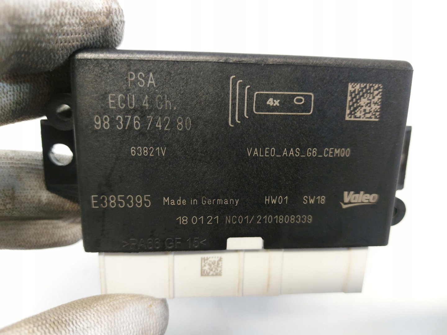 Citroen Berlingo Partner IV Module Unité de contrôle PDC 9837674280
