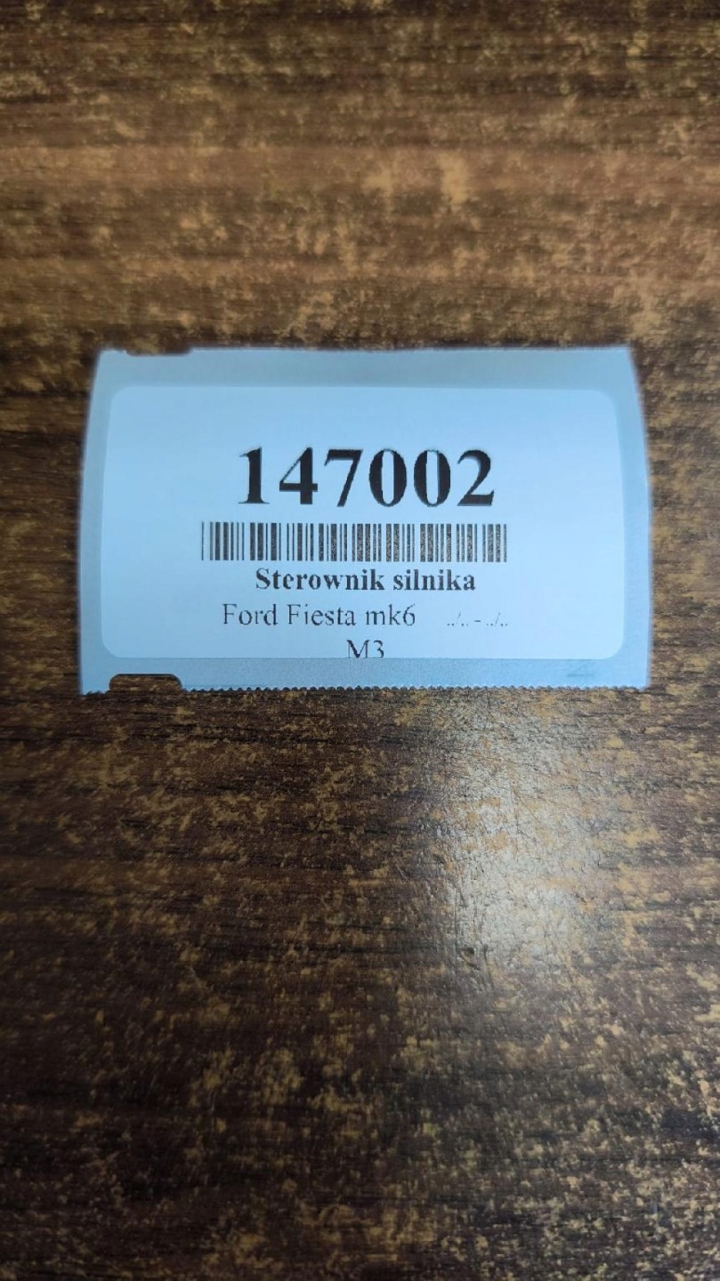 FORD FIESTA MK6 control unit of the engine 2S6A12A650SH